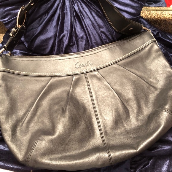 Coach large black hobo - Picture 5 of 6